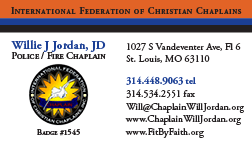 Chaplain Will Jordan